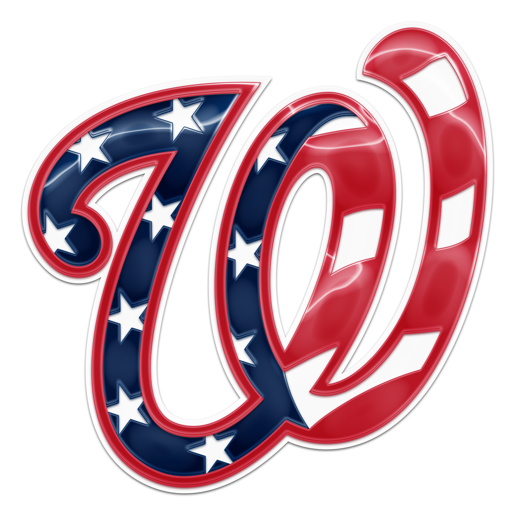 Washington Nationals Crystal Logo iron on paper